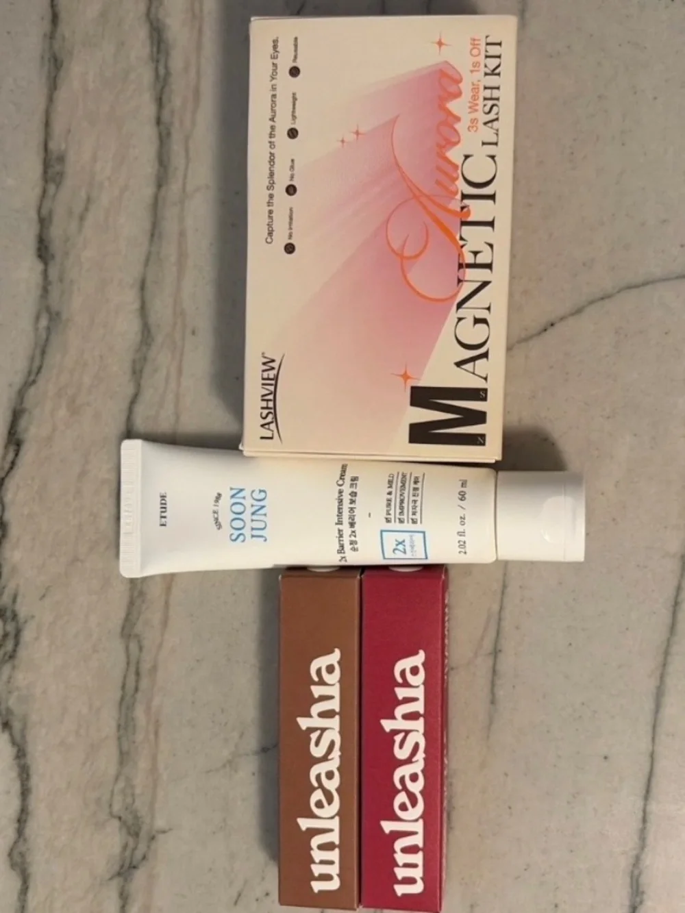 NEW Beauty Bundle: Tree Hut Unleashia ETUDE Lashview Nair